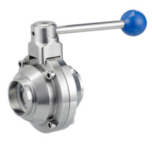 Stainless Steel Butterfly Type Ball Sanitary Valve